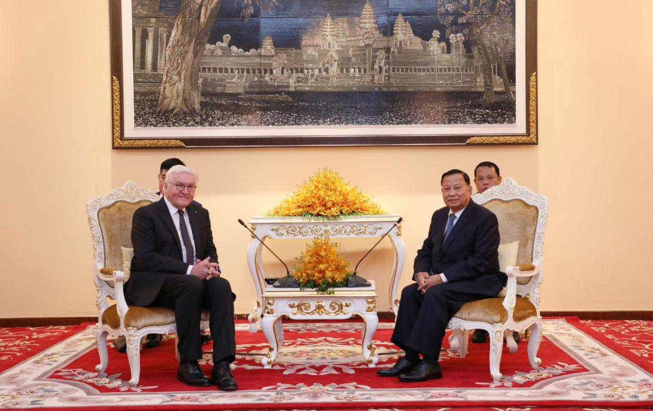 សម្តេចប្រមុខរដ្ឋស្តីទីទទួលជួបជាមួយប្រធានាធិបតីនៃសាធារណរដ្ឋសហព័ន្ធអាល្លឺម៉ង់