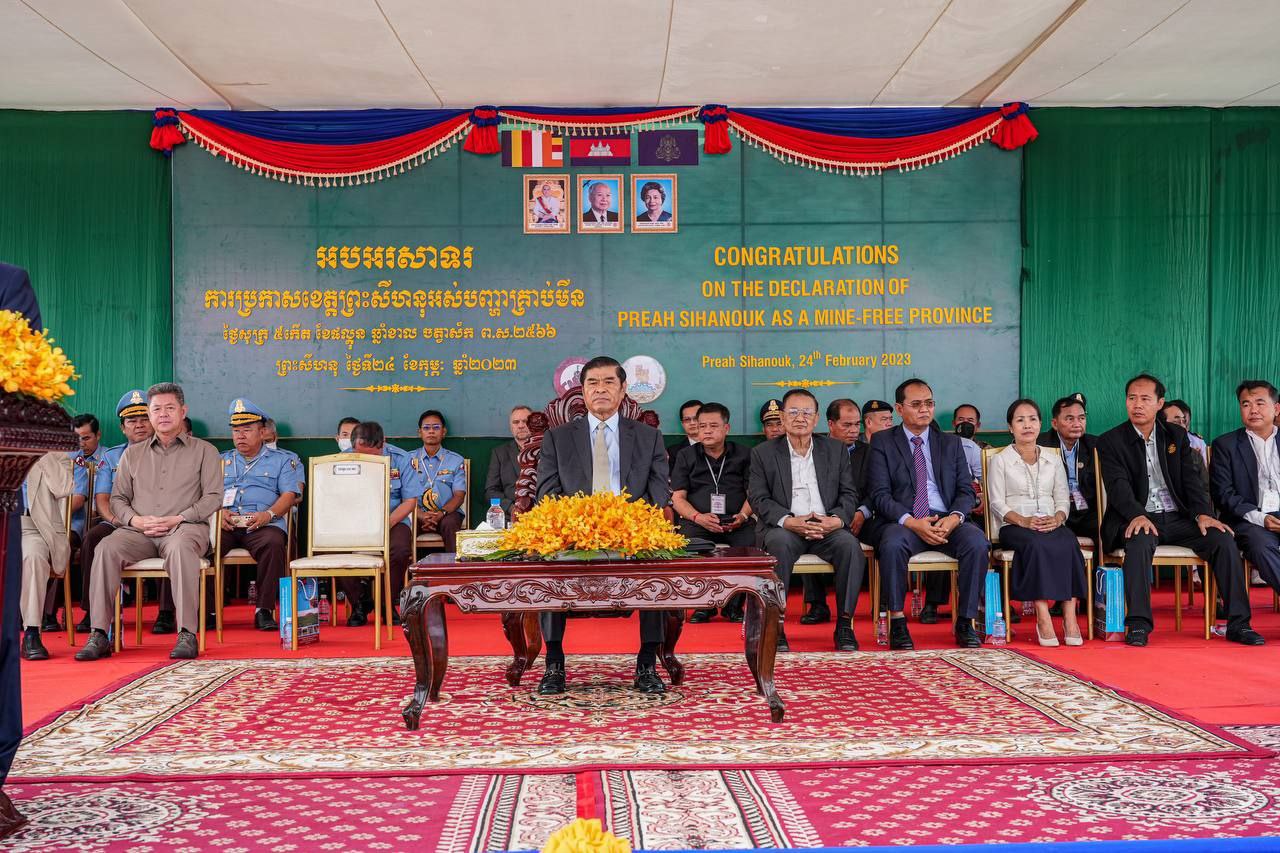 នាយឧត្តមសេនីយ៍ មាស សុភា ៖ ខេត្តព្រះសីហនុ ត្រូវបានប្រកាសជាខេត្តអស់គ្រាប់មីន