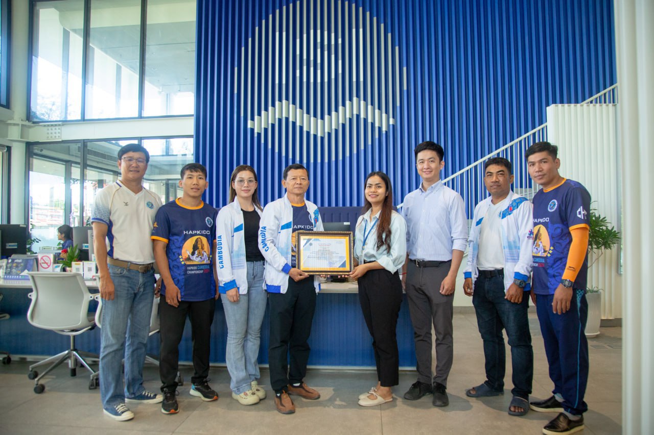 លោក គង់ ចាន់ធីណា ៖ សហព័ន្ធខ្មែរកីឡាហាប់គីដូ ថ្លែងអំណរគុណក្រុមហ៊ុន ISI ជួយសម្រួលបន្ទុក ក្នុងការរៀបចំប្រកួតជើងឯកថ្នាក់ជាតិ