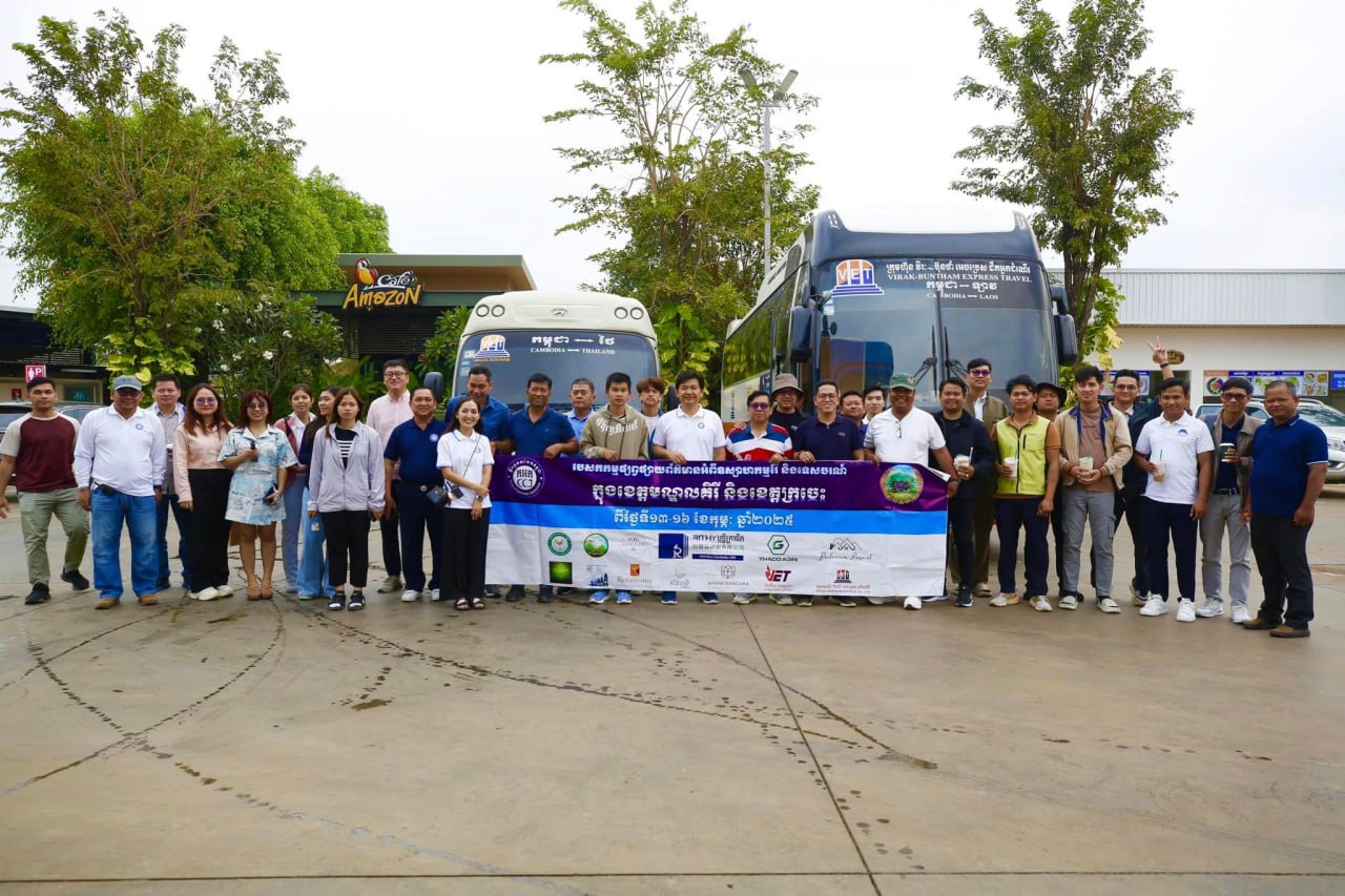 អ្នកសារព័ត៌មានជាង ៥០នាក់មកពីជាង២០ស្ថាប័នចេញដំណើរទៅកាន់ខេត្តមណ្ឌលគីរី និងខេត្តក្រចេះ