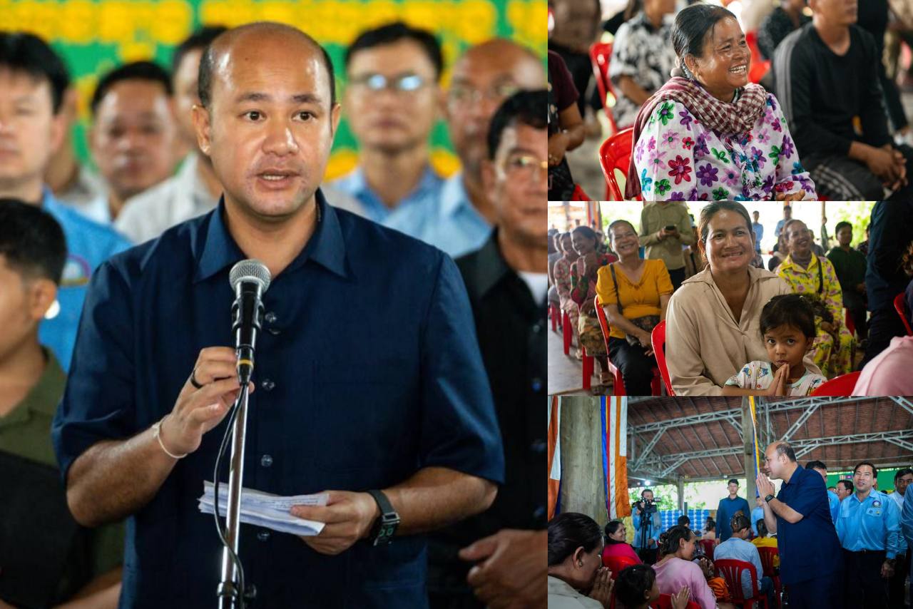 ឯកឧត្តម ហ៊ុន ម៉ានី បន្តចុះជួបជាមួយក្រុមគ្រួសារកងទ័ព ដើម្បីសាកសួរសុខទុក្ខ និងផ្តល់ជូនអំណោយសប្បុរសធម៌