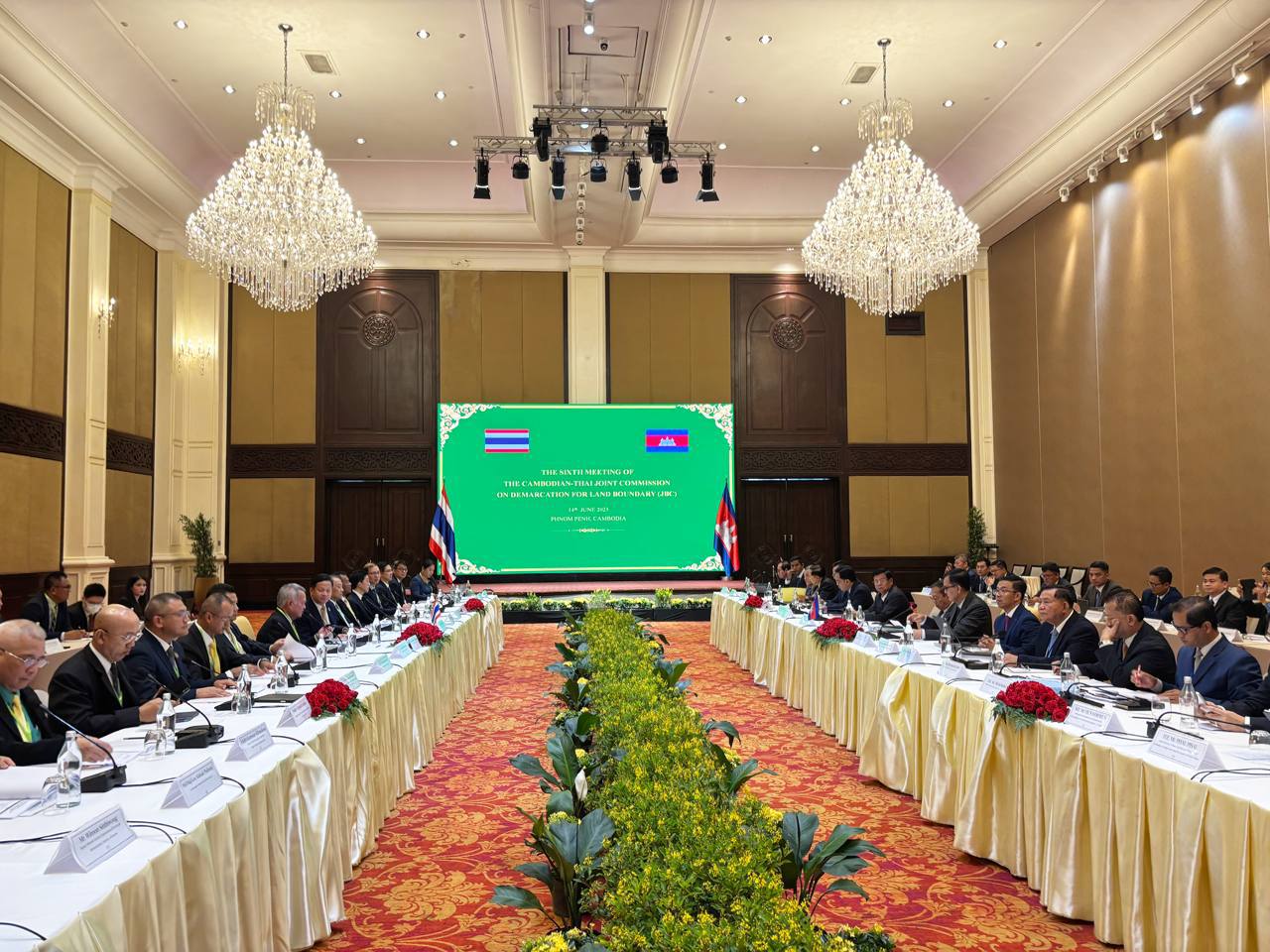 កិច្ចប្រជុំគណៈកម្មការព្រំដែនចម្រុះ (JBC) កម្ពុជា-ថៃ ចាប់ផ្តើមហើយ