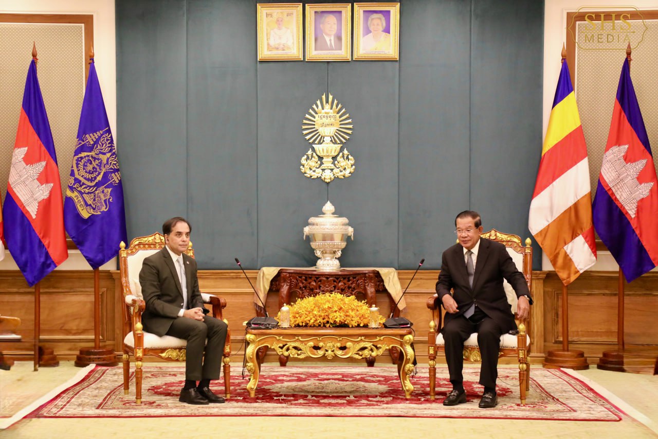 សម្តេចតេជោ ហ៊ុន សែន អនុញ្ញាតឲ្យ ទូតបង់ក្លាដេស ចូលជួបសម្តែងការគួរសម នៅវិមានព្រឹទ្ធសភា