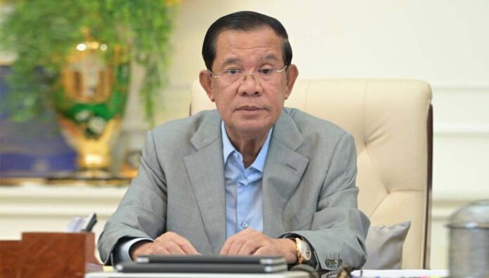 សម្តេចតេជោ ស្នើស្រ្តីមិនស្គាល់អត្តសញ្ញាណម្នាក់ ឲ្យបញ្ឈប់បន្ទាន់ក្នុងការអះអាងថា ខ្លួនបងប្អូនជីដូនមួយនឹងសម្តេចធិបតី