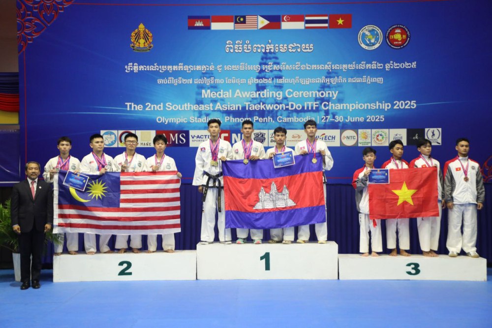 ព្រឹត្តិការណ៍តេក្វាន់ដូជើងឯកអាស៊ីអាគ្នេយ៍លើកទី២ដែលកម្ពុជាធ្វើម្ចាស់ផ្ទះ បានបន្សល់ទុកនូវមរតកដ៏មានតម្លៃមួយ សម្រាប់វិស័យកីឡារបស់កម្ពុជា