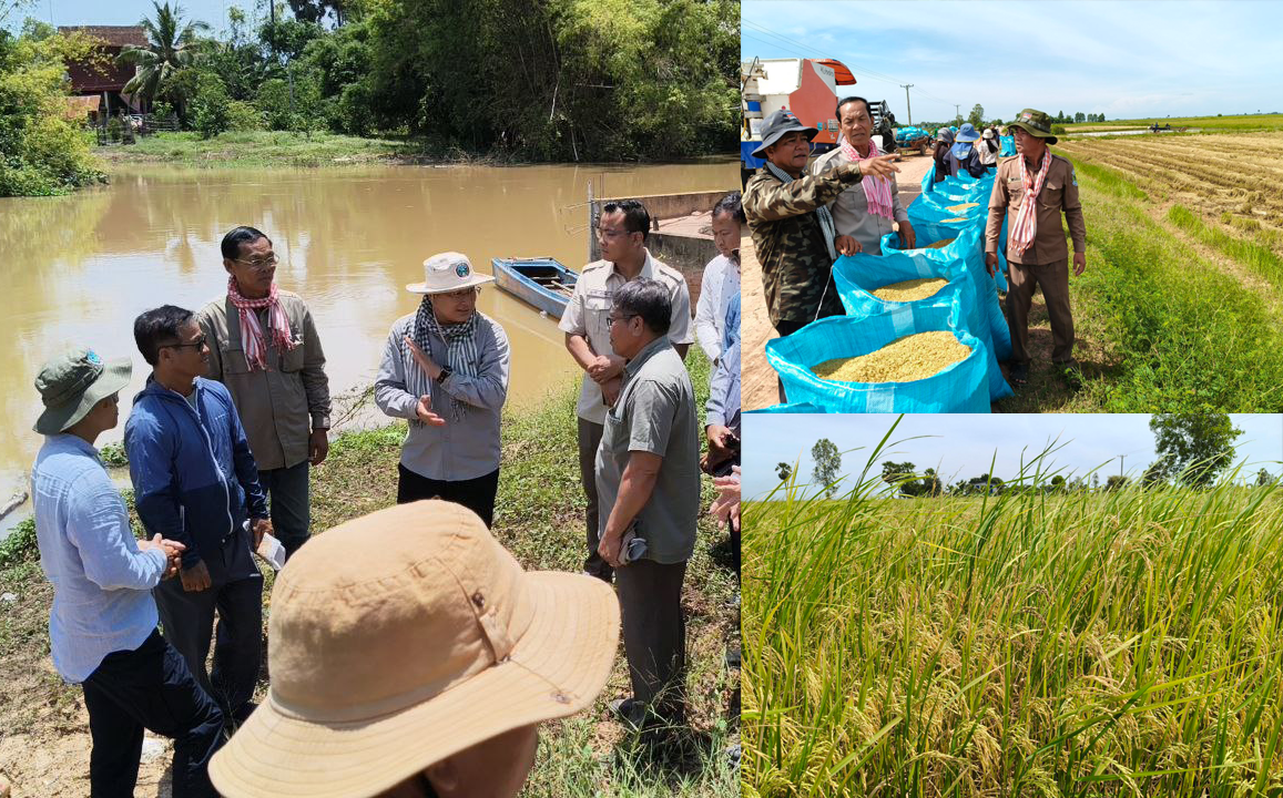 គម្រោងសំណង់ទ្វារទឹកនៅឃុំប្រាសាទ ស្រុកព្រះនេតព្រះ ទទួលការគាំទ្រពីប្រជាពលរដ្ឋ