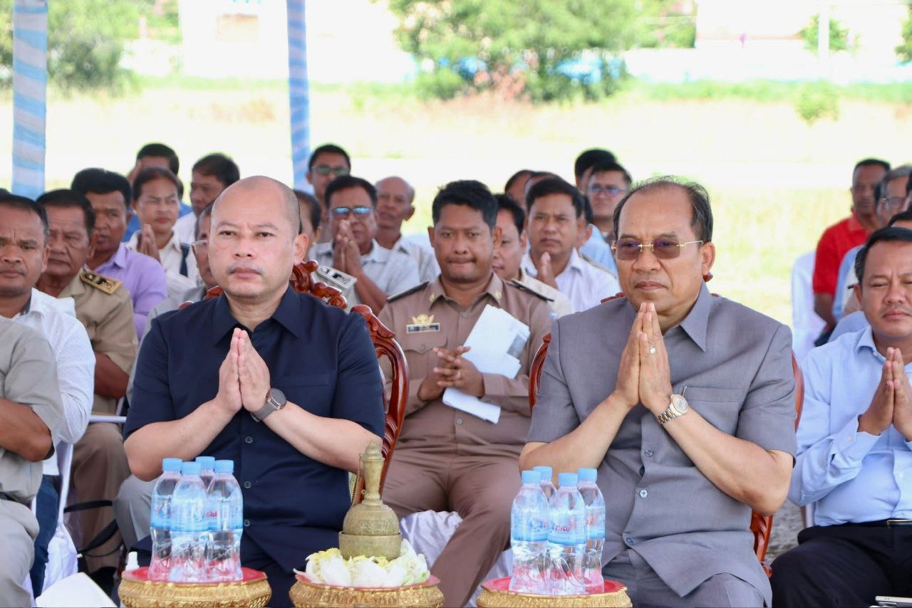 រដ្ឋបាលខេត្តស្វាយរៀងបើកការដ្ឋានសាងសង់ប្រព័ន្ធលូ និងស្ថានីយប្រព្រឹត្ត​កម្មទឹកកខ្វក់តម្លៃជិត៣០លានដុល្លារ