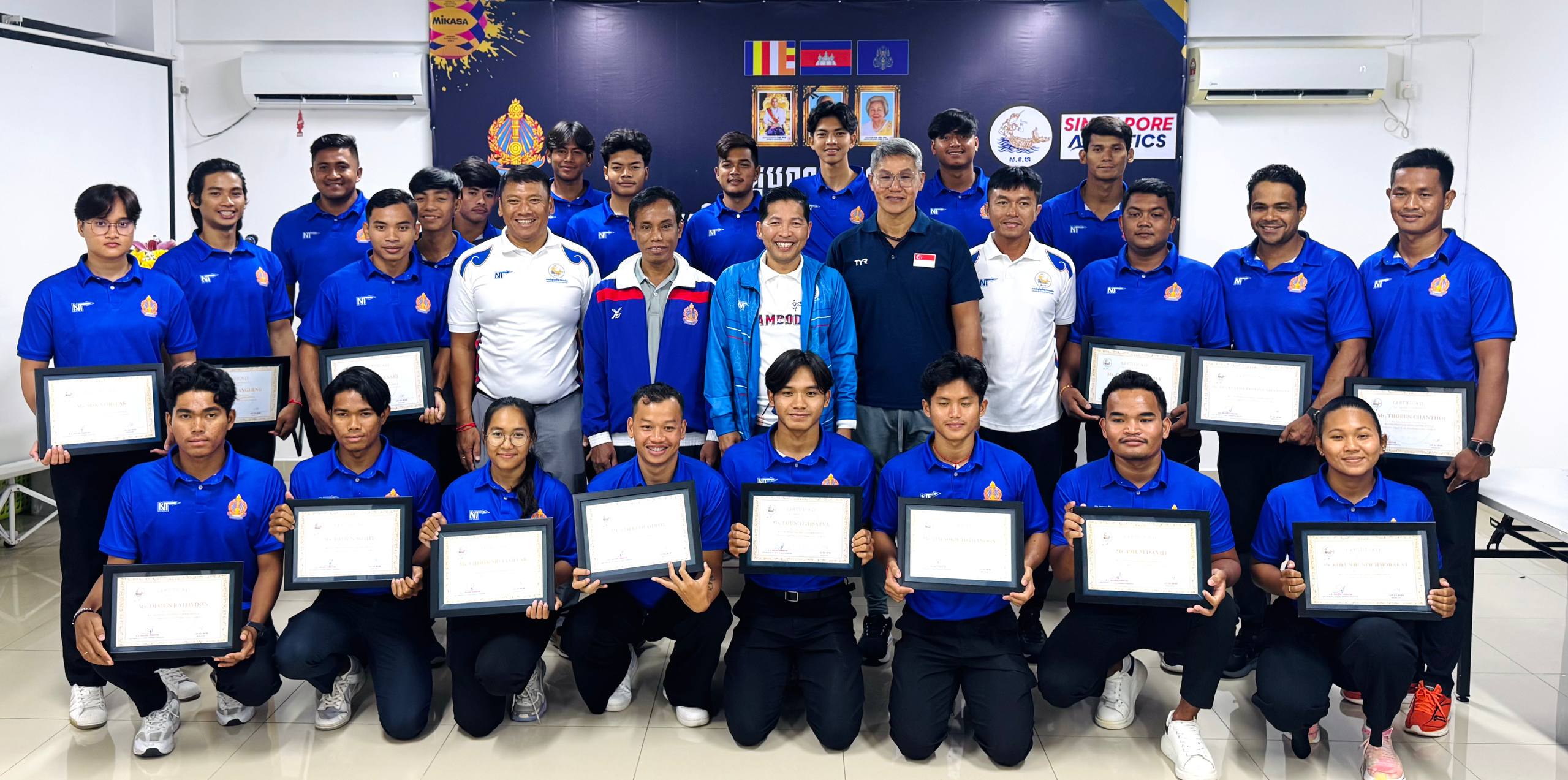 លោក ហឿន សំនៀង៖ វគ្គបណ្តុះបណ្តាលរយៈពេល៣ថ្ងៃនឹងក្លាយជាមូលដ្ឋានគ្រឹះដ៏សំខាន់រួមចំណែកបណ្តុះបណ្តាលធនធានបាល់ទឹកនៅកម្ពុជា