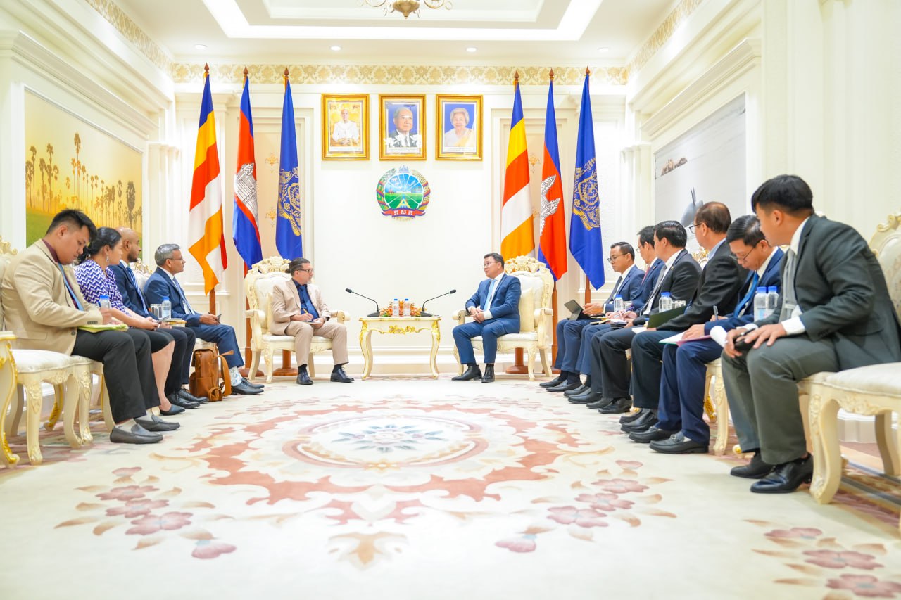 រដ្ឋមន្ត្រីក្រសួងកសិកម្ម ទទួលជួបជាមួយ តំណាងថ្មី នៃកម្មវិធីអភិវឌ្ឍន៍សហប្រជាជាតិ(UNDP) ប្រចាំកម្ពុជា