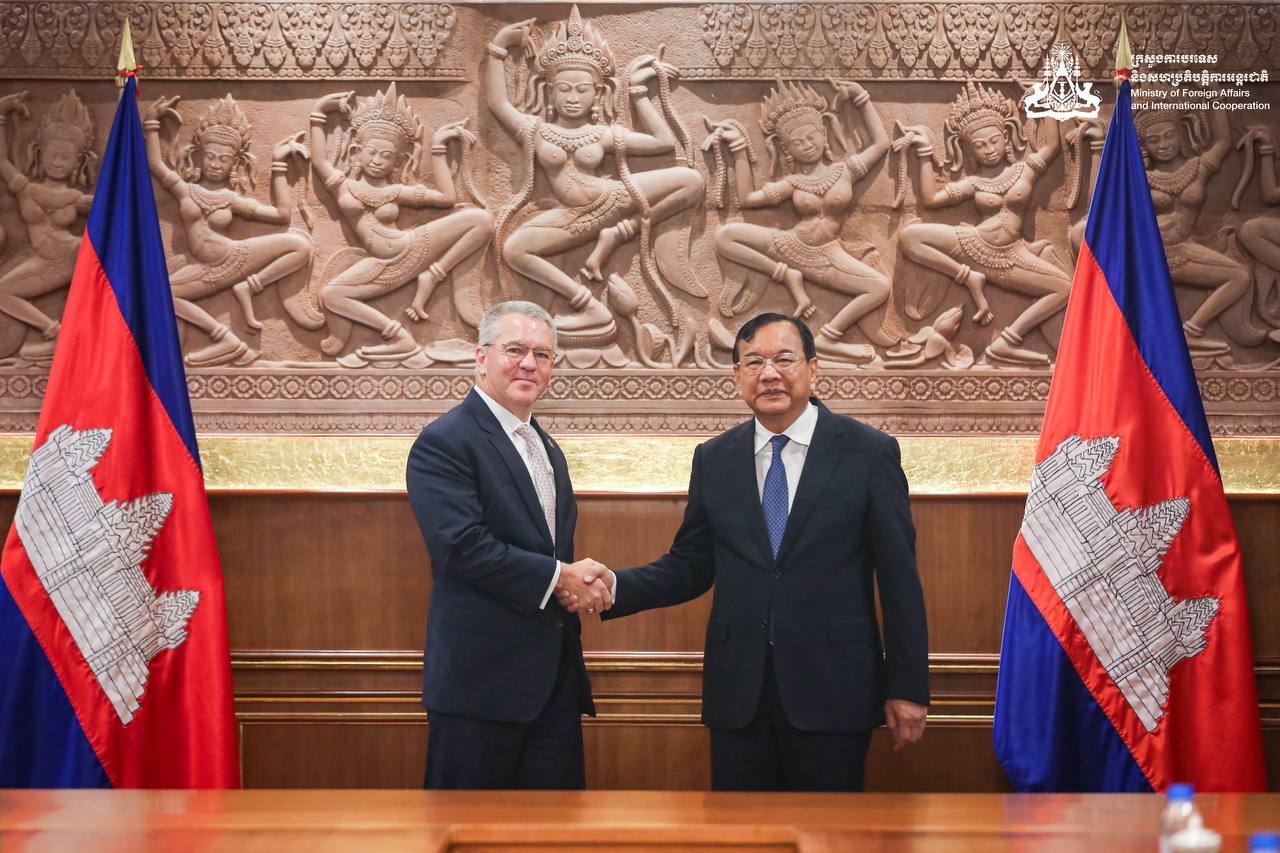 កម្ពុជា-អាម៉េរិក ពង្រឹងទំនាក់ទំនងទ្វេភាគី តាមរយៈការពង្រីកកិច្ចសហប្រតិបត្តិការលើវិស័យមួយចំនួន