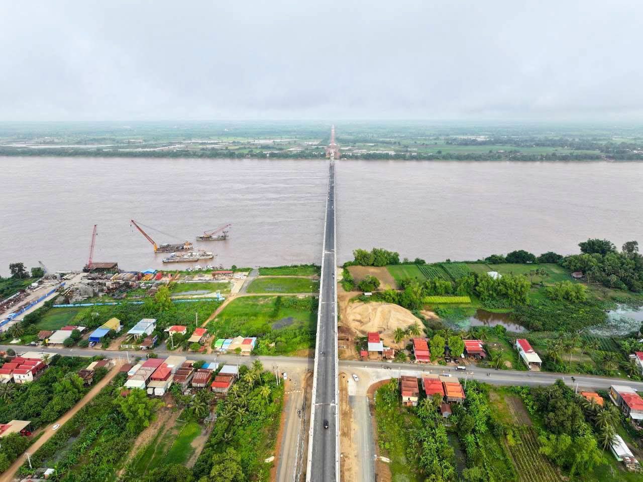 ដំណឹងរីករាយ៖ស្ពានមិត្តភាពកម្ពុជា-ចិន មេគង្គក្រចេះ នឹងបើកឱ្យចរាចរមុនបុណ្យចូលឆ្នាំខ្មែរឆ្នាំ២០២៦